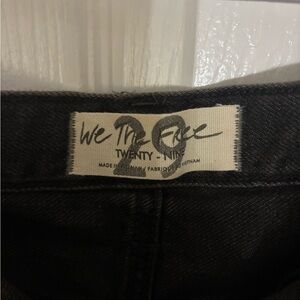 Free People Black Denim Shorts 🩳